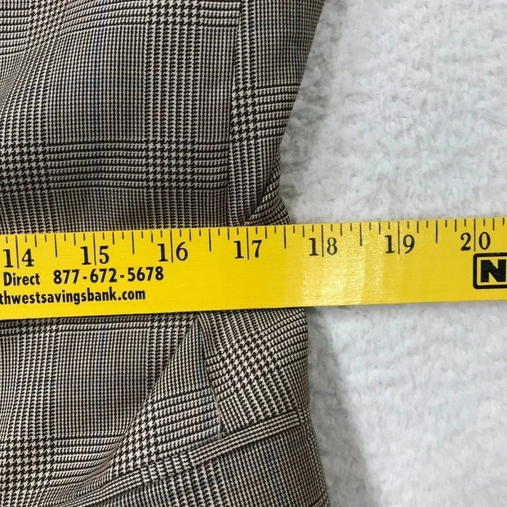 Brooks Brothers Blazer Jacket Men's 40R Wool Houndstooth Plaid 3 Button